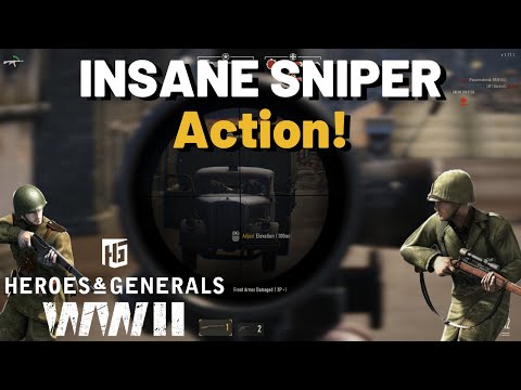 The WAR SNIPER! - Heroes & Generals Gameplay