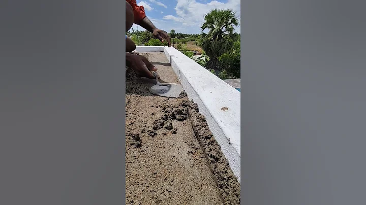 Floor plastering techniques 👌👍#construction #shortsfeed #skills #satisfying #plaster #shorts