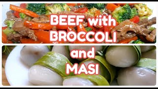 Cooking Beef with Broccoli and Masi | It's me Juvy