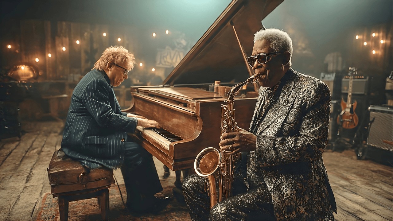 80s Relaxing Slow Rock Blues | Smooth Saxophone | Quiet Evening Vibes