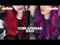 PINTEI O CABELO DE ROXO (com violeta genciana)
