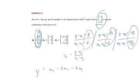 6.2 - Orthogonal Sets