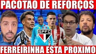 ROBERT RENAN, LEONARDO GODOY, FERREIRINHA PACOTÃO DE REFORÇOS DO SÃO PAULO FC