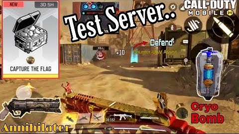 *Capture the flag* New mode, New Scorestreak | Test server gameplay Cod Mobile...