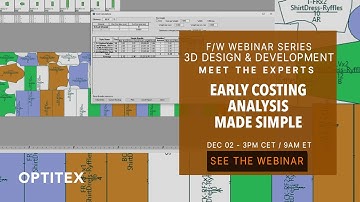 F/W 2020 Webinar - Session # 5 - Early costing analysis made simple