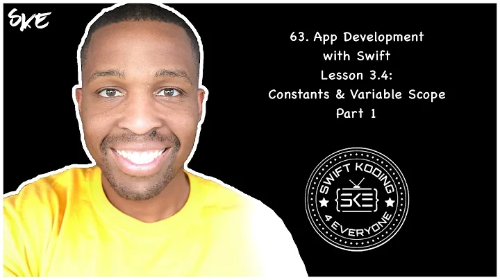 Lesson 3.4 App Development with Swift: Constants & Variable Scope - Part 1