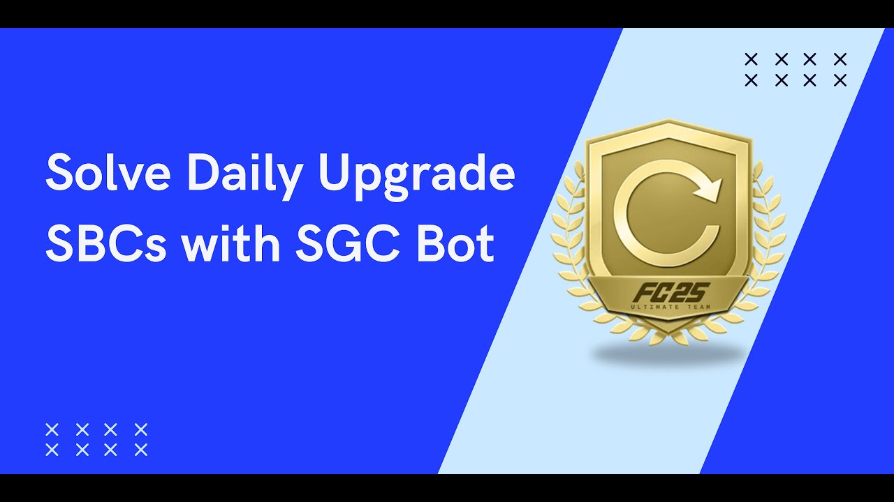 Daily SBCs Solved Free with the SGC Bot In #FC25 ! - YouTube