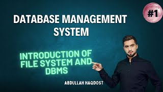 DBMS 1 Lecture in Pashto