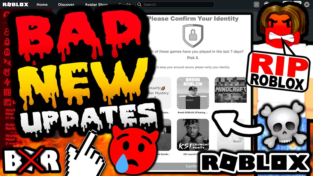 Did new Roblox Thumbnails Update rolled out for everybody yet? (just in Home  Page) : r/roblox