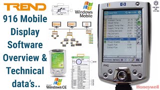 TREND 916 Mobile Display Software / #honeywell / Windows Pocket PC / #hmi / #Trendcontrols screenshot 5
