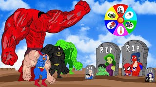 Rescue SUPERHEROES HULK Family & BATMAN, SPIDERMAN, SUPERMAN: Returning from the Dead SECRET - FUNNY