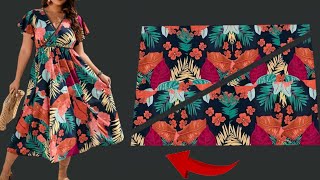 : Very Stylish Dresses Cutting and Stitching Only 1.9 meter Fabric Sew a Dress Sewing Techniques