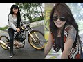 Kumpulan foto cantik indri barbie  lady drag bike