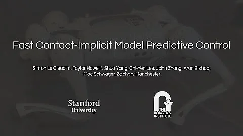 Fast Contact Implicit Model predictive Control