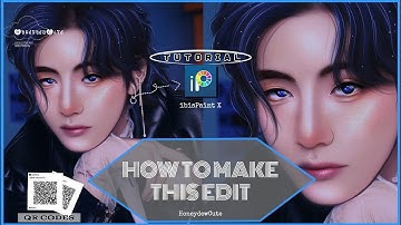 How to make this edit | Smudge edit tutorial on ibisPaintX ft. Taehyung (ind/eng sub)