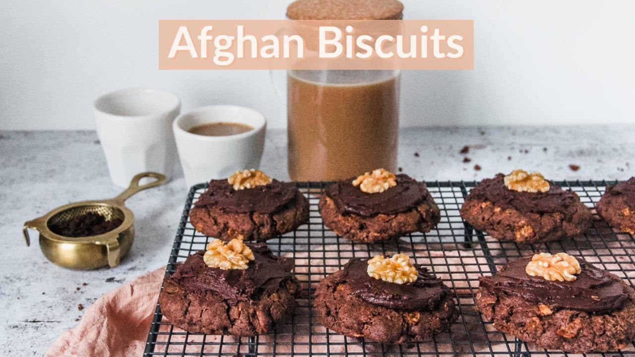 How to bake Afghan Biscuits 1 batch ready in 1 hour No egg biscuits