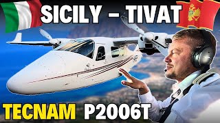 TECNAM P2006T Classic avionics | Ferry Flight Review Italy - Montenegro