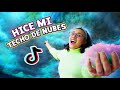 TECHO DE NUBES VIRAL DE TIKTOK ¡LO HICE y ASÍ QUEDÓ! ☁️ ✨  Craftingeek | Cómo se hace