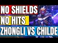 Lvl 90 Zhongli vs Childe - No Hits, No Shields (SOLO) - Genshin Impact