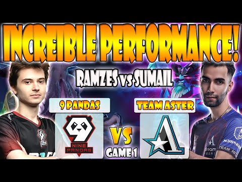 TEAM ASTER VS 9 PANDAS BO3[GAME 1] SUMAIL, MONET VS RAMZES, KIYOTAKA - DREAMLEAGUE SEASON 20 -DOTA 2