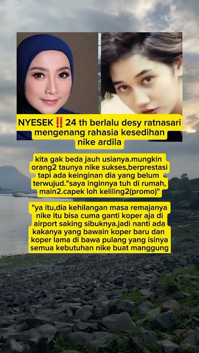 Desy Ratnasari mengenang rahasia kesedihan Nike Ardila #shots #artist