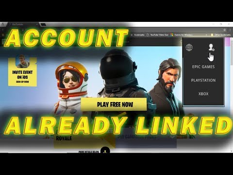 How To Fix PSN Or XBOX Account Already Linked To Epic Games Account