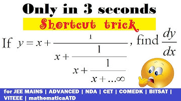 SHORTCUTS OF DERIVATIVE | NOBODY TELLS YOU | JEE MAINS ADVANCED NDA CET BITSAT VITEEE mathematicaATD
