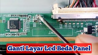 Ganti Layar Lcd Tv Beda panel dan model irit biaya