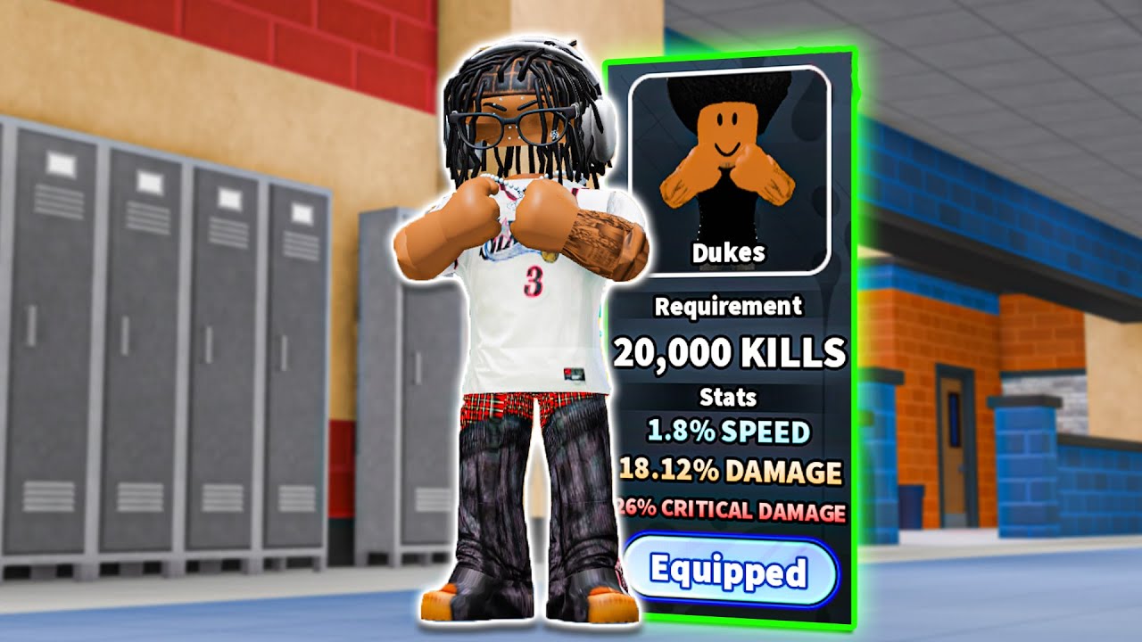 I Got The TOP Fighting Style In Roblox Fight in A School