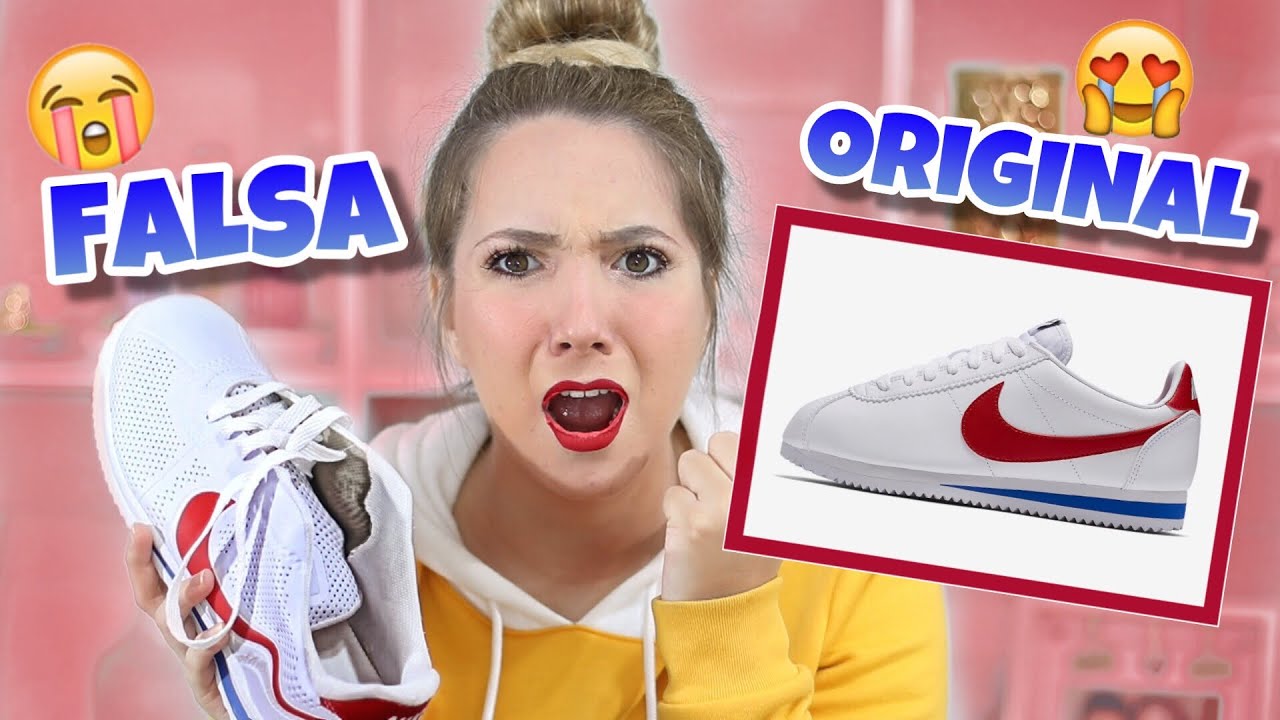 ME 😭 *pruebas!!* Zapatillas Nike FALSAS!! - YouTube