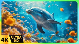 Piano Journey Through the Ocean: Discover the Beauty of Fish and Coral Reefs | 4K Ocean