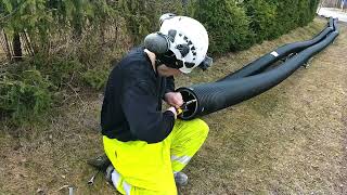 Picote Flexi-Sliplining™ is a trenchless rehabilitation system for gravity sewers DN100-300 (4-12).