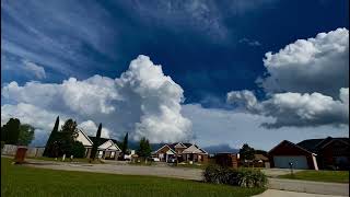 Drifting Storm | Storm clouds | Timelapse  Robins Georgia USA