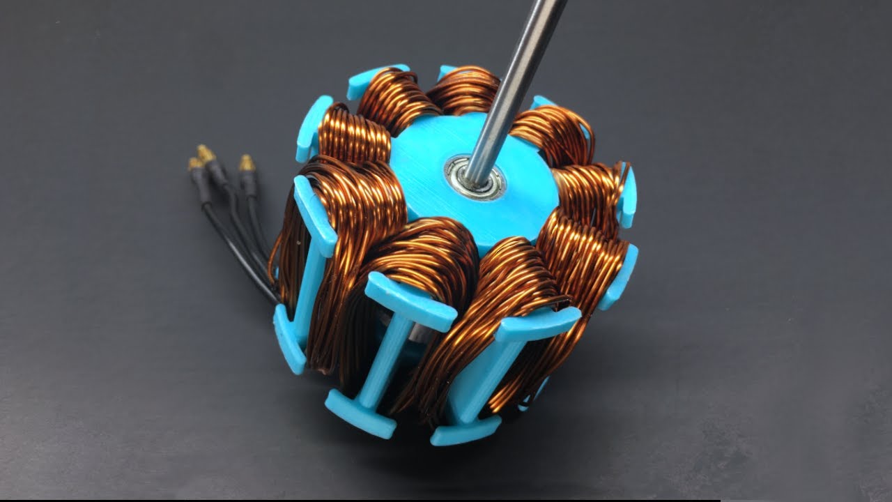 How To Make A Brushless Motor [v2] - YouTube