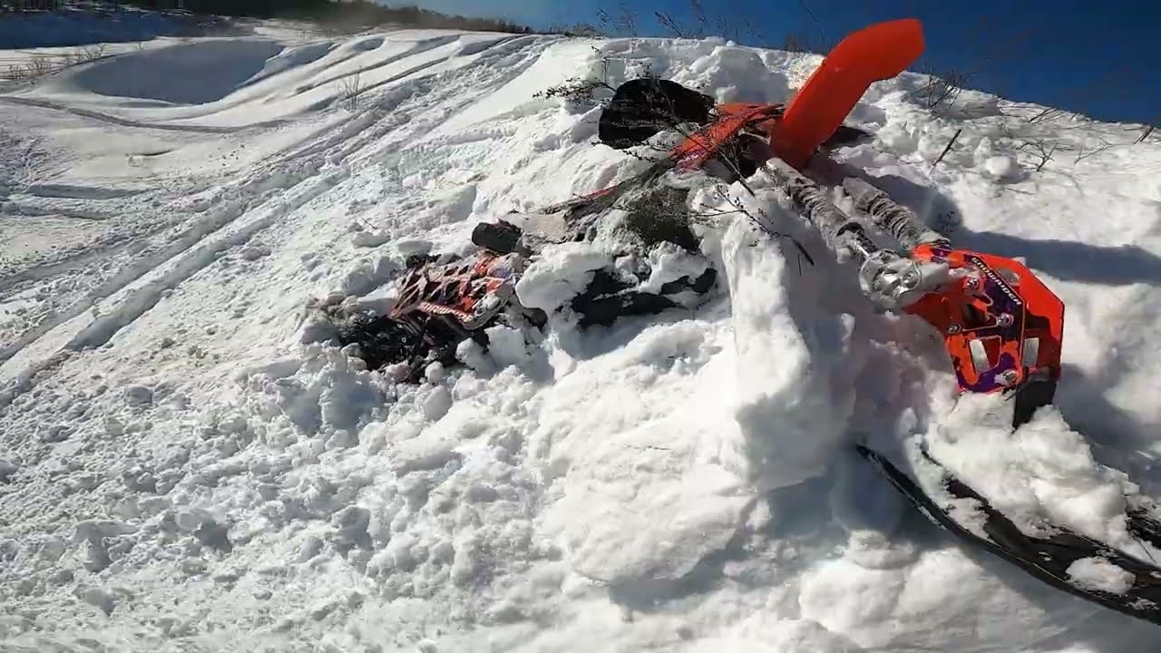 Сычевские карьеры на сноубайках