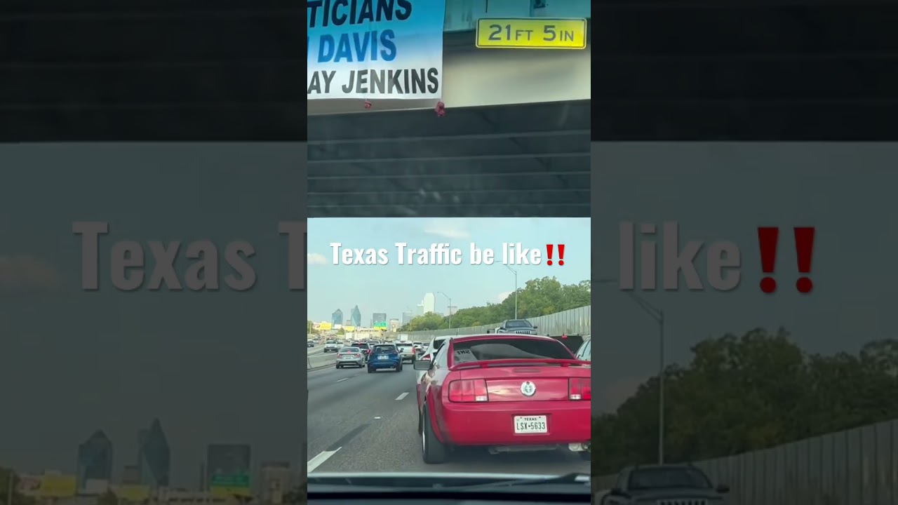 TEXAS traffic be like‼️ 