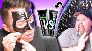 Men Try the Best Blackhead Peel Off Face Masks!
