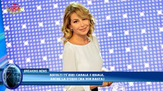 Ascolti tv ieri: Canale 5 risale,  anche la d'Urso (ma non basta)