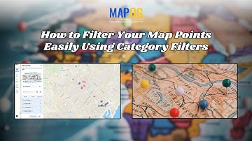 How to Filter Map Points Using Category Filters #trending #viral #map #mapog #tech #gis #technology