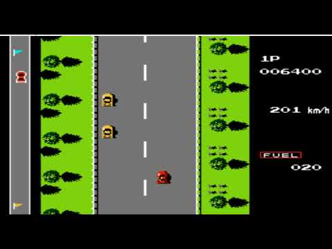 เกมรถแข่ง Road Fighter ของเครื่อง Famicom ในตำนาน