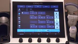 LOGIQ P9 Tutorials: Color and PDI Optimization and Touchscreen Controls