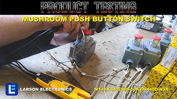 Explosion Proof Mushroom Push Button Switch - (2) Contact Blocks - Class I and II, Division 1 and 2