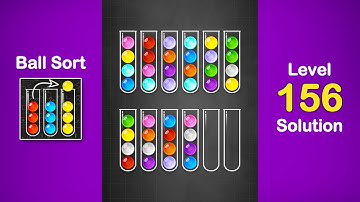 Ball Sort Puzzle Solution Level 156