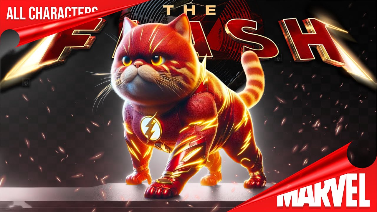 Turning Superheroes Into CATS #PART2 | All Characters | MARVEL DC - YouTube