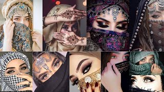 Stylish Hijab Niqab, Beautiful, & Eyes Dpz Picture For Girls👀 🧕🏻🧕🏻 👀