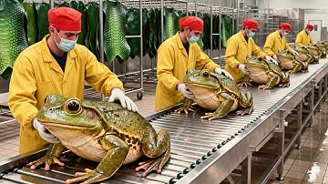 Inside the Frog Leather Factory-How Exotic Skins Become Luxury Items (Full Process) Million Dollar??