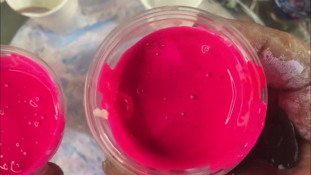 56 Untinted house paint pouring medium part 2. kreationsbykristey