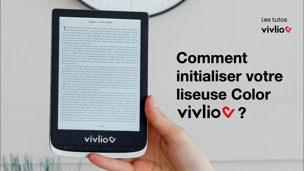 Vivlio Color – Test vidéo de la liseuse couleur de livres