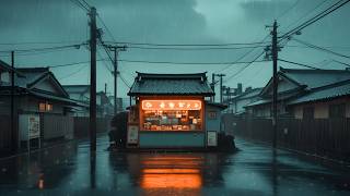 90s Tokyo Nightfall Rain | Sleep Lofi Music for Overthinking &amp; Heavy Nights