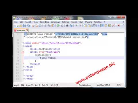 Learn HTML And CSS Tutorial Guide. Learn How to Make a Website Using Notepad++(part 15)